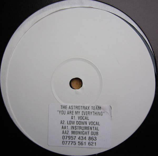 Astrotrax : You Are My Everything (12", Promo, W/Lbl)