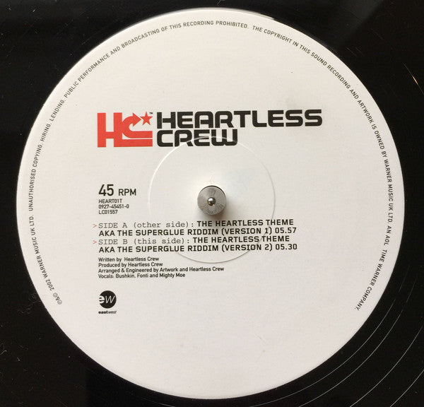 Heartless Crew : Heartless Theme (A.K.A. The Superglue Riddim) (12")