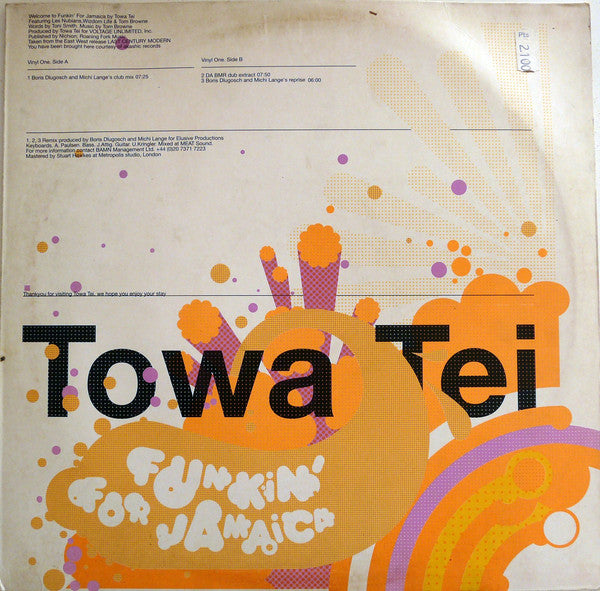 Towa Tei : Funkin' For Jamaica (Vinyl One) (12")