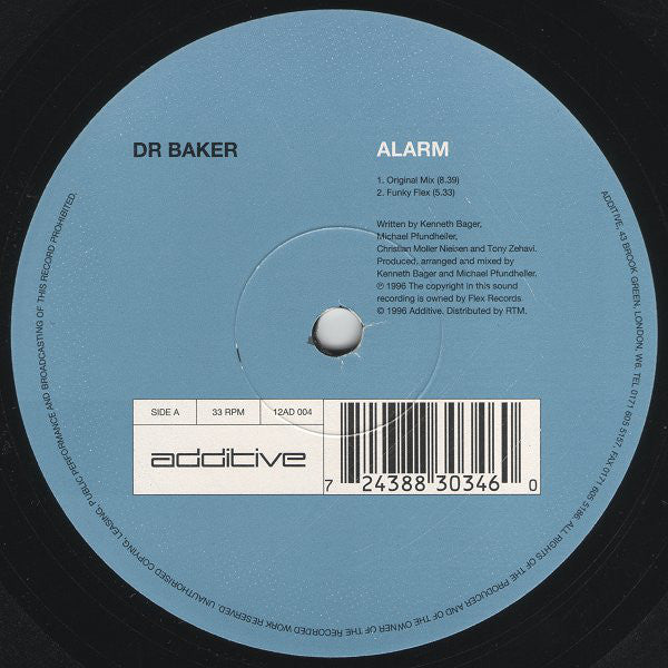 Dr. Baker : Alarm (12")