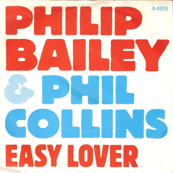 Philip Bailey & Phil Collins : Easy Lover (7", Single, Pap)