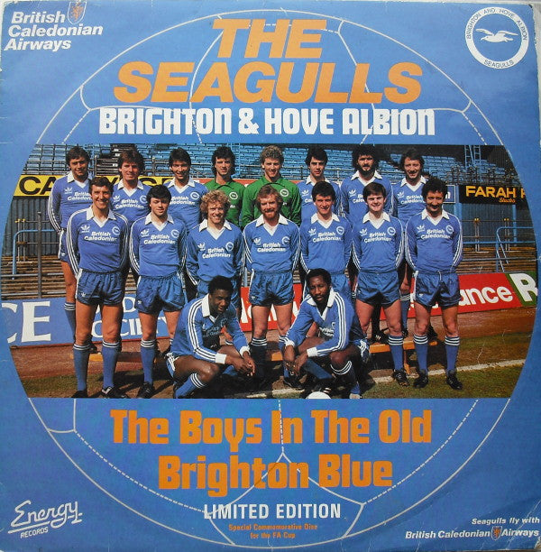 The Seagulls : The Old Brighton Blue / The Goldstone Rap (12", Single, Ltd)