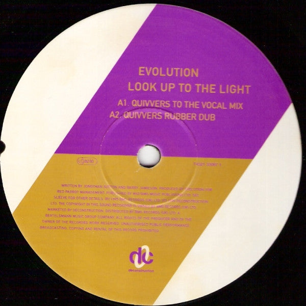 Evolution : Look Up To The Light (12")