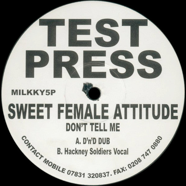 Sweet Female Attitude : Don't Tell Me (12", TP)