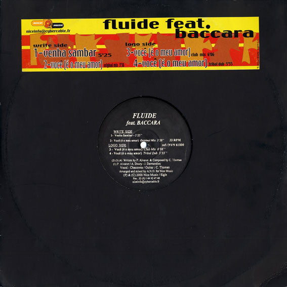 Fluide Feat. Baccara (2) : Voce (É O Meu Amor) (12")