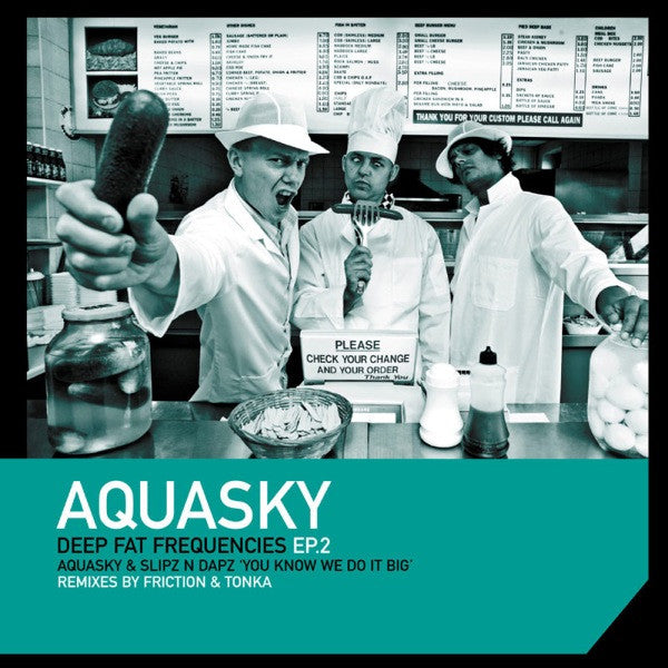 Aquasky & Slipz N' Dapz : Deep Fat Frequencies EP.2 (12", EP)