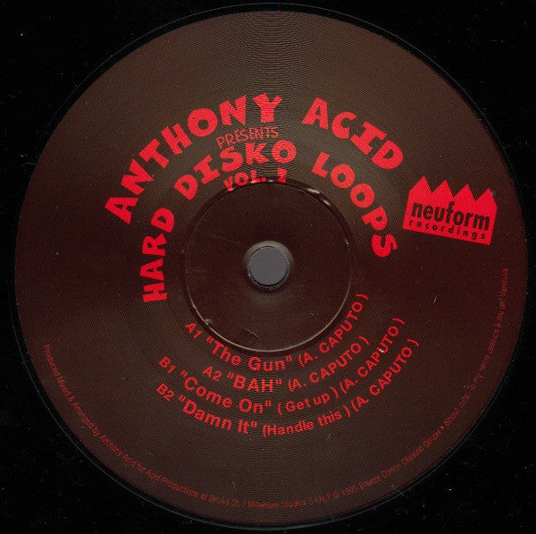 Anthony Acid : Hard Disko Loops Vol. 2 (12")