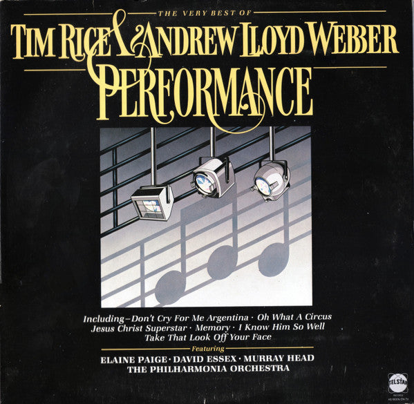 Andrew Lloyd Webber And Tim Rice Featuring Elaine Paige, David Essex, Murray Head, Philharmonia Orchestra : Performance (The Very Best Of Tim Rice & Andrew Lloyd Webber) (LP, Comp)