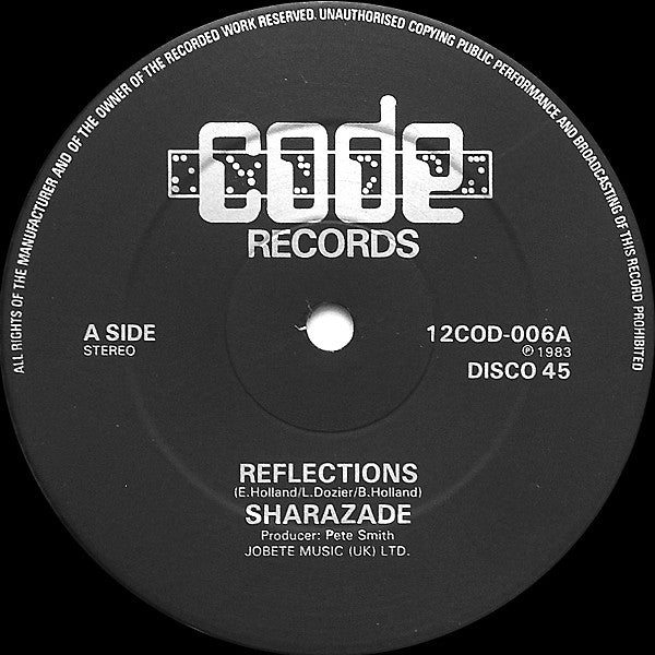 Sharazade : Reflections (12")