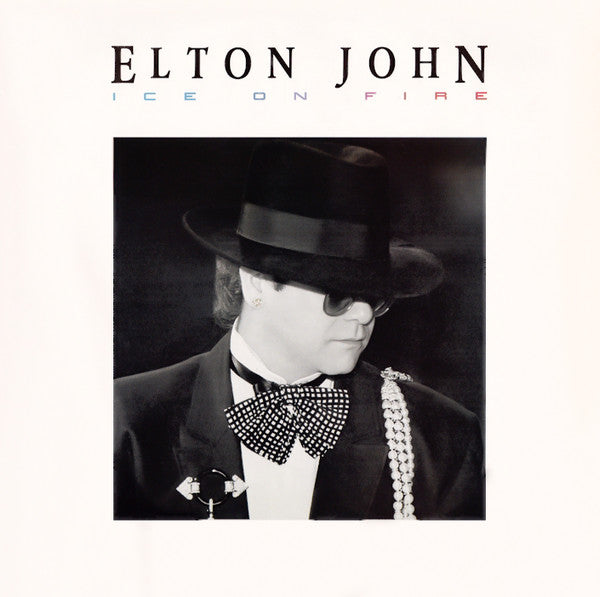 Elton John : Ice On Fire (LP, Album, PRS)