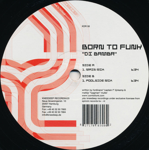 Born To Funk : Di Bamba (12")