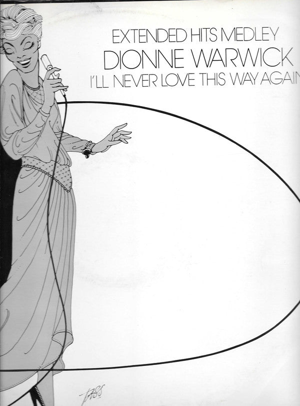 Dionne Warwick : I'll Never Love This Way Again (12", Single, RE)