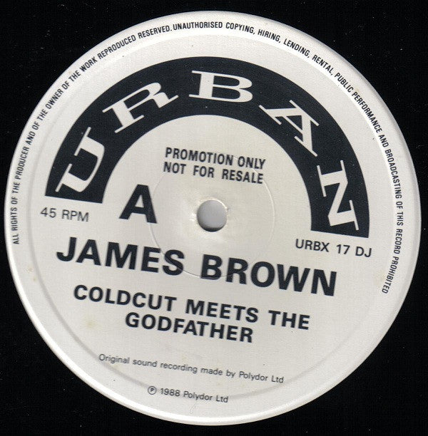 James Brown : Coldcut Meets The Godfather (12", S/Sided, Promo)