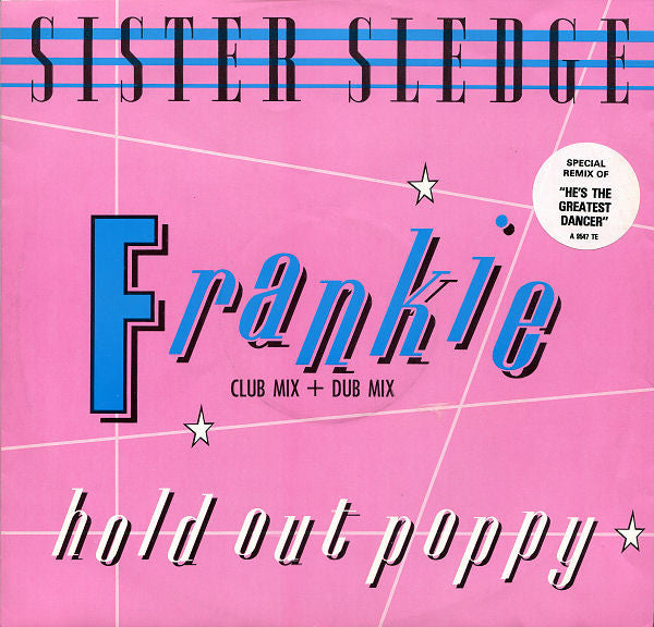 Sister Sledge : Frankie (Club Mix + Dub Mix) (12", Single)