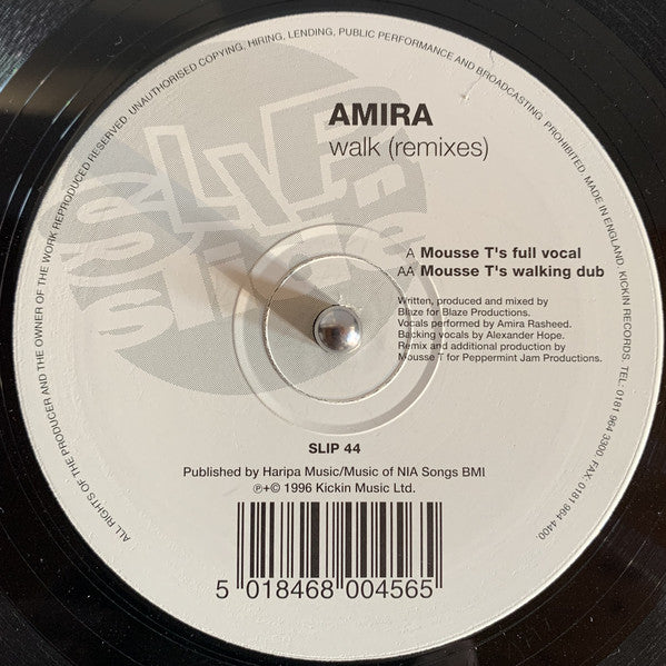 Amira : Walk (Remixes) (12")