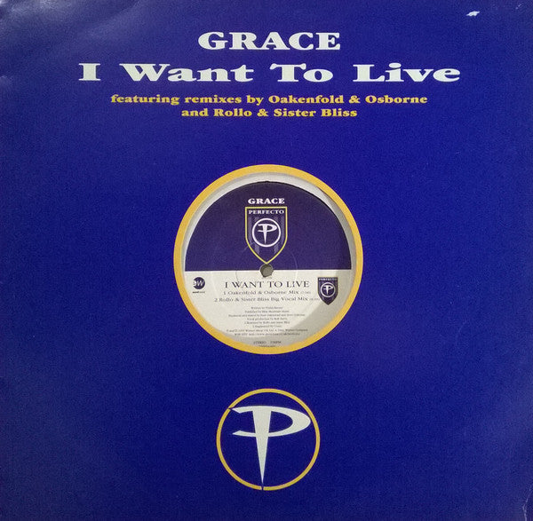 Grace : I Want To Live (12")