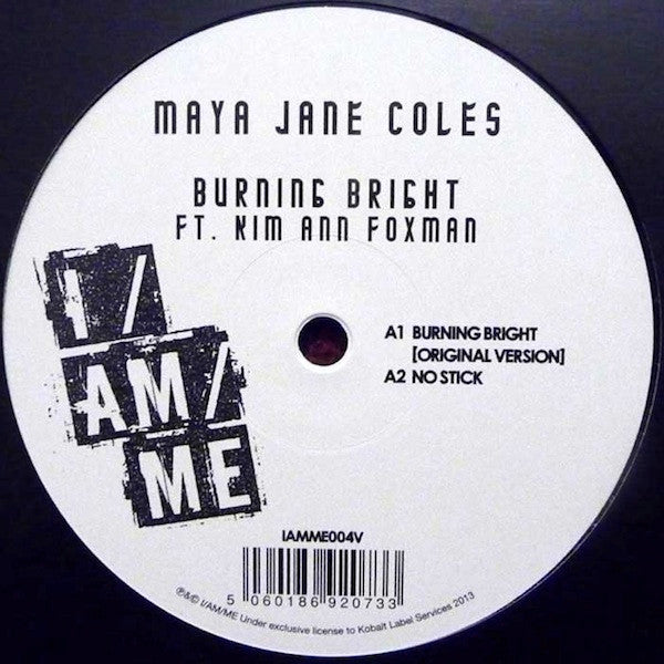 Maya Jane Coles : Burning Bright (12")