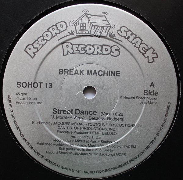 Break Machine : Street Dance (12")