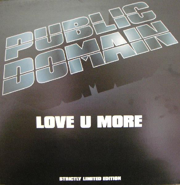 Public Domain : Love U More  (12", Ltd)