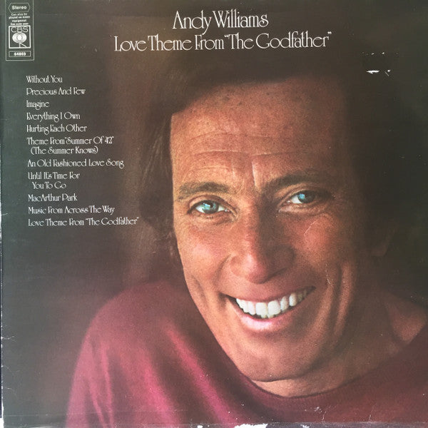 Andy Williams : Love Theme From "The Godfather"  (LP, Album)