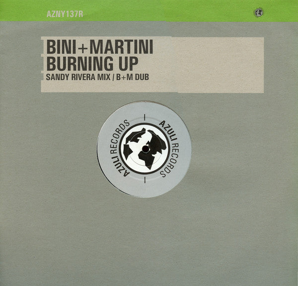 Bini & Martini : Burning Up (12")