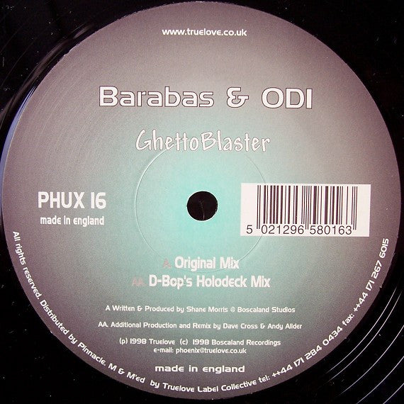 Barabas & OD1 : Ghettoblaster (12")