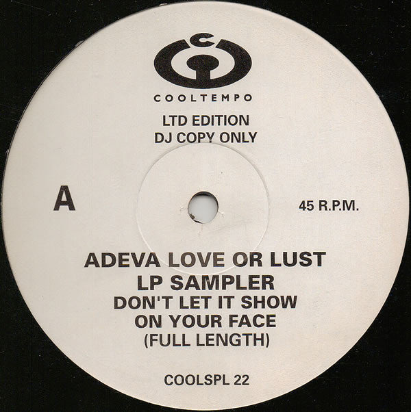 Adeva : Love Or Lust LP Sampler (12", Ltd, Promo, Smplr)