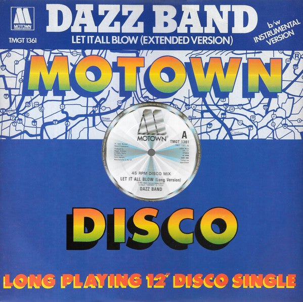 Dazz Band : Let It All Blow (Extended Version) (12", Single)