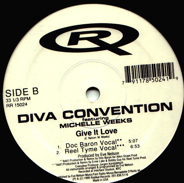 Diva Convention Featuring Michelle Weeks : Give It Love (12")