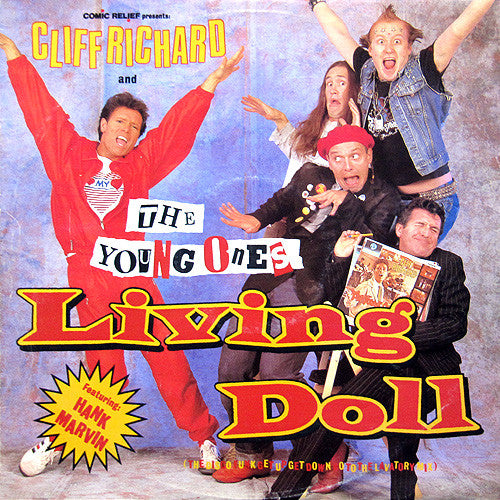 Cliff Richard And The Young Ones Featuring Hank Marvin : Living Doll (12", Single)