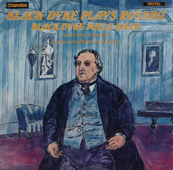 Black Dyke Mills Band, The Conducted By Peter Parkes (2) : Black Dyke Plays Rossini (LP)