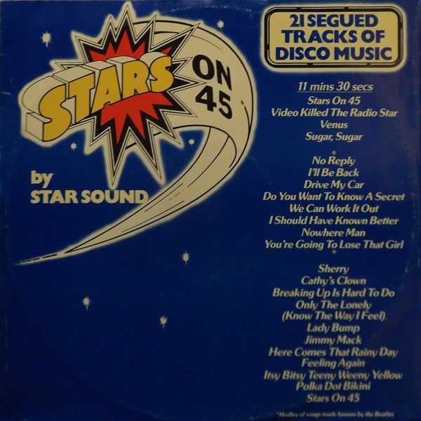 Stars On 45 : Stars On 45 (12")