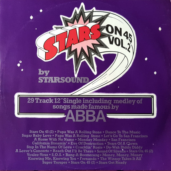 Stars On 45 : Stars On 45 Vol.2 (12", Single)