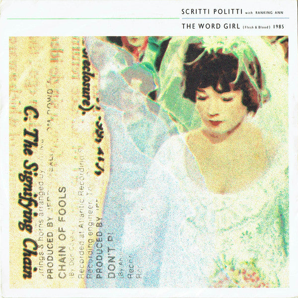 Scritti Politti With Ranking Ann : The Word Girl (7", Single)