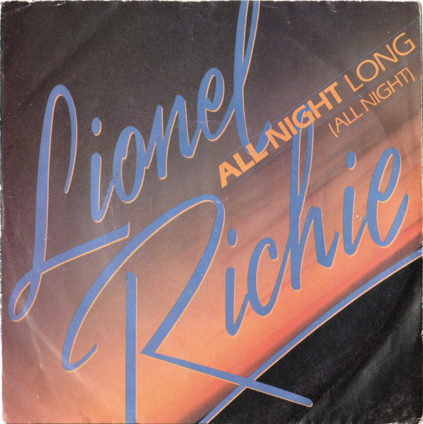 Lionel Richie : All Night Long (All Night) (7", Single, Sol)