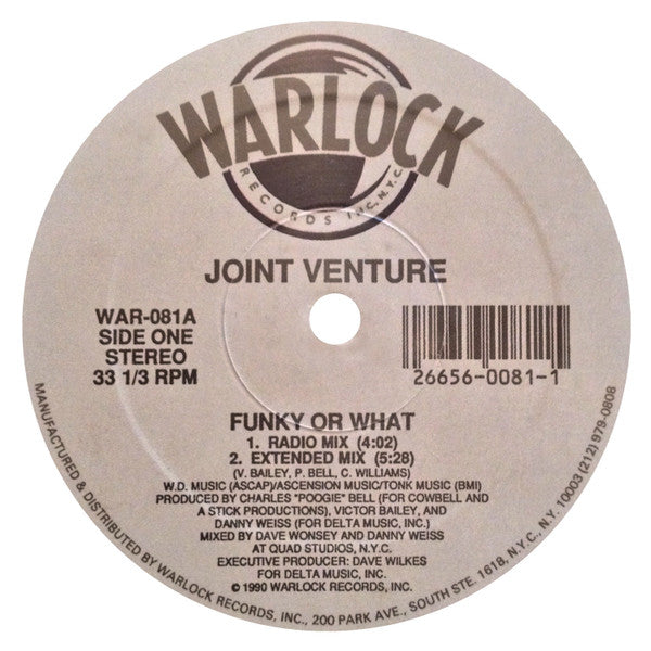 Joint Venture (6) : Funky Or What (12",33 ⅓ RPM)