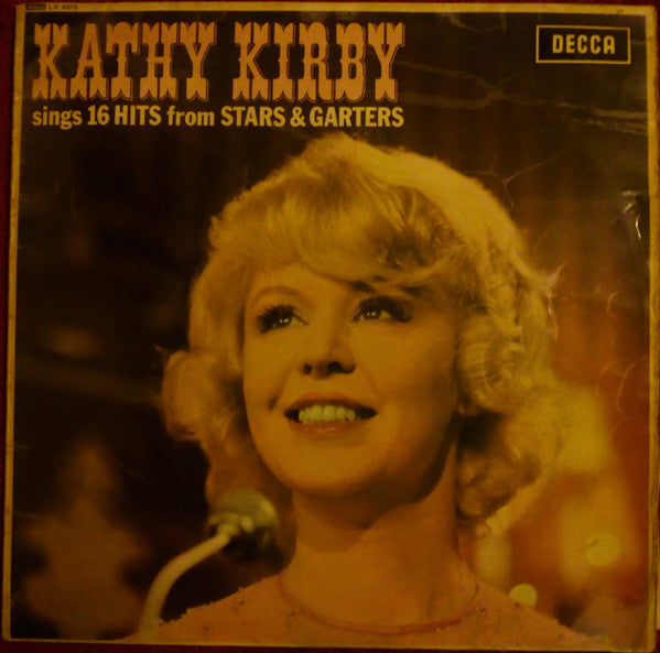 Kathy Kirby : Kathy Kirby Sings 16 Hits From Stars And Garters (LP, Album, Mono)