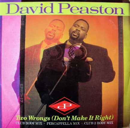 David Peaston : Two Wrongs (Don't Make It Right) (12")