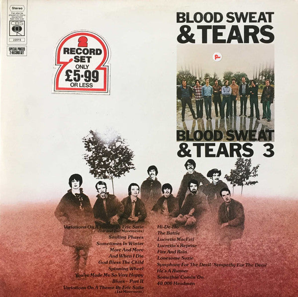 Blood, Sweat And Tears : Blood, Sweat & Tears / Blood, Sweat & Tears 3 (LP,Compilation)