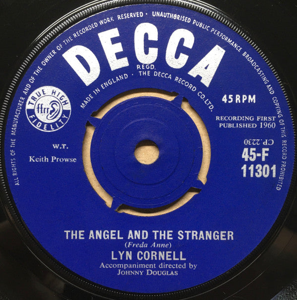 Lynn Cornell : The Angel And The Stranger (7", Single, 4 P)