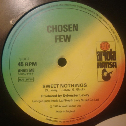 Chosen Few, The : Boogie Army (Boogie Down) (12",45 RPM,Single)