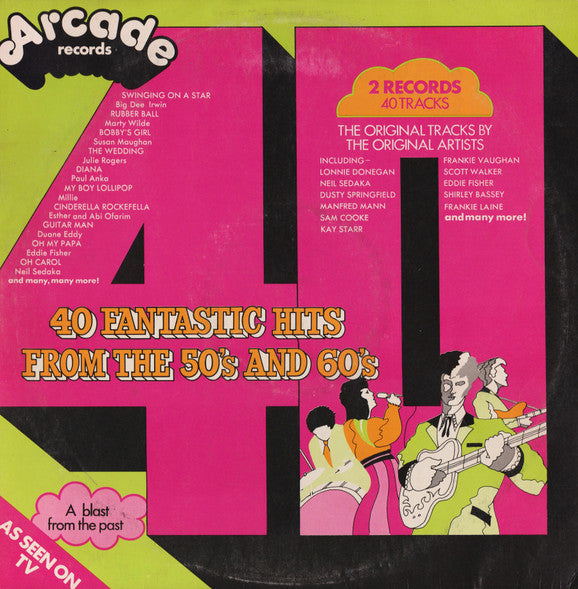 Various : 40 Fantastic Hits From The 50's And 60's (2xLP, Comp)