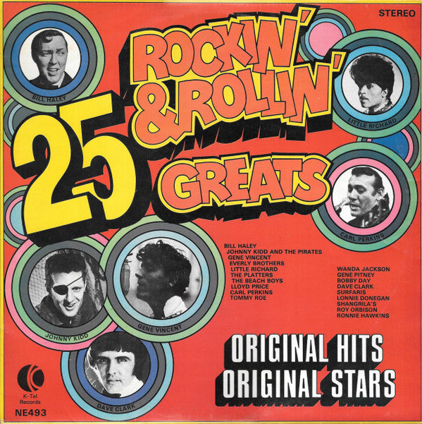 Various : 25 Rockin' & Rollin' Greats (LP, Comp, Ltd)