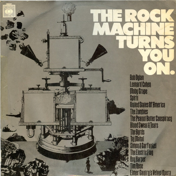 Various : The Rock Machine Turns You On (LP,Sampler,Mono)