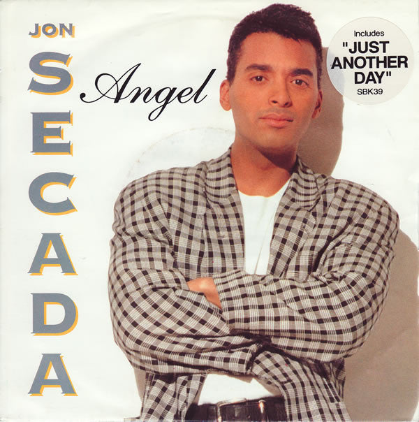 Jon Secada : Angel  (7", Single, Sil)