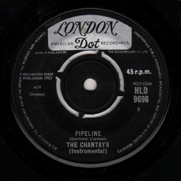 Chantays, The : Pipeline (7",45 RPM,Single)