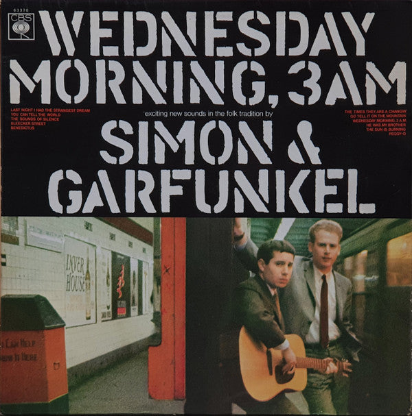 Simon & Garfunkel : Wednesday Morning, 3 A.M. (LP,Album,Reissue,Stereo)