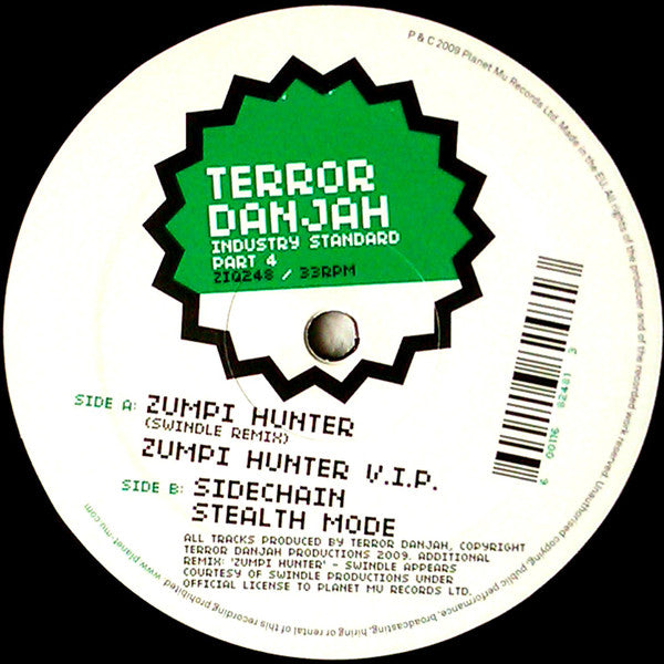 Terror Danjah : Industry Standard Part 4 (12",33 ⅓ RPM,EP)