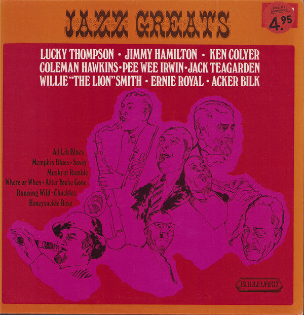 Various : Jazz Greats (LP, Comp)