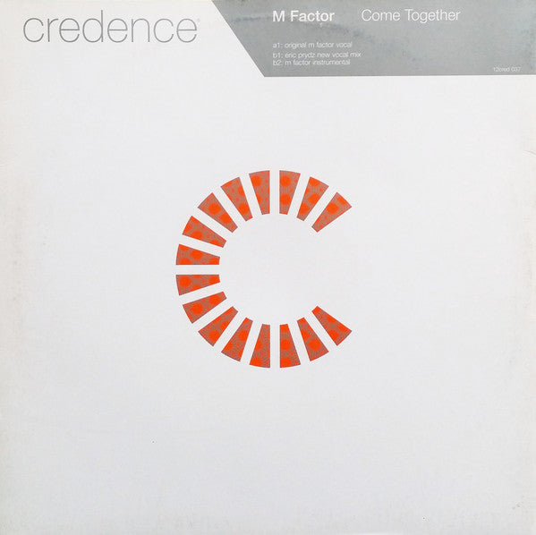 M Factor : Come Together (12",33 ⅓ RPM)